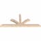 Ekena Millwork Richland Smooth Timber Gable Bracket, Douglas Fir, 108"W x 45"H x 5 1/2"D x 5 1/2"F, 10/12 Pitch GBW108X45X0606RIC00SDF - alternate 2